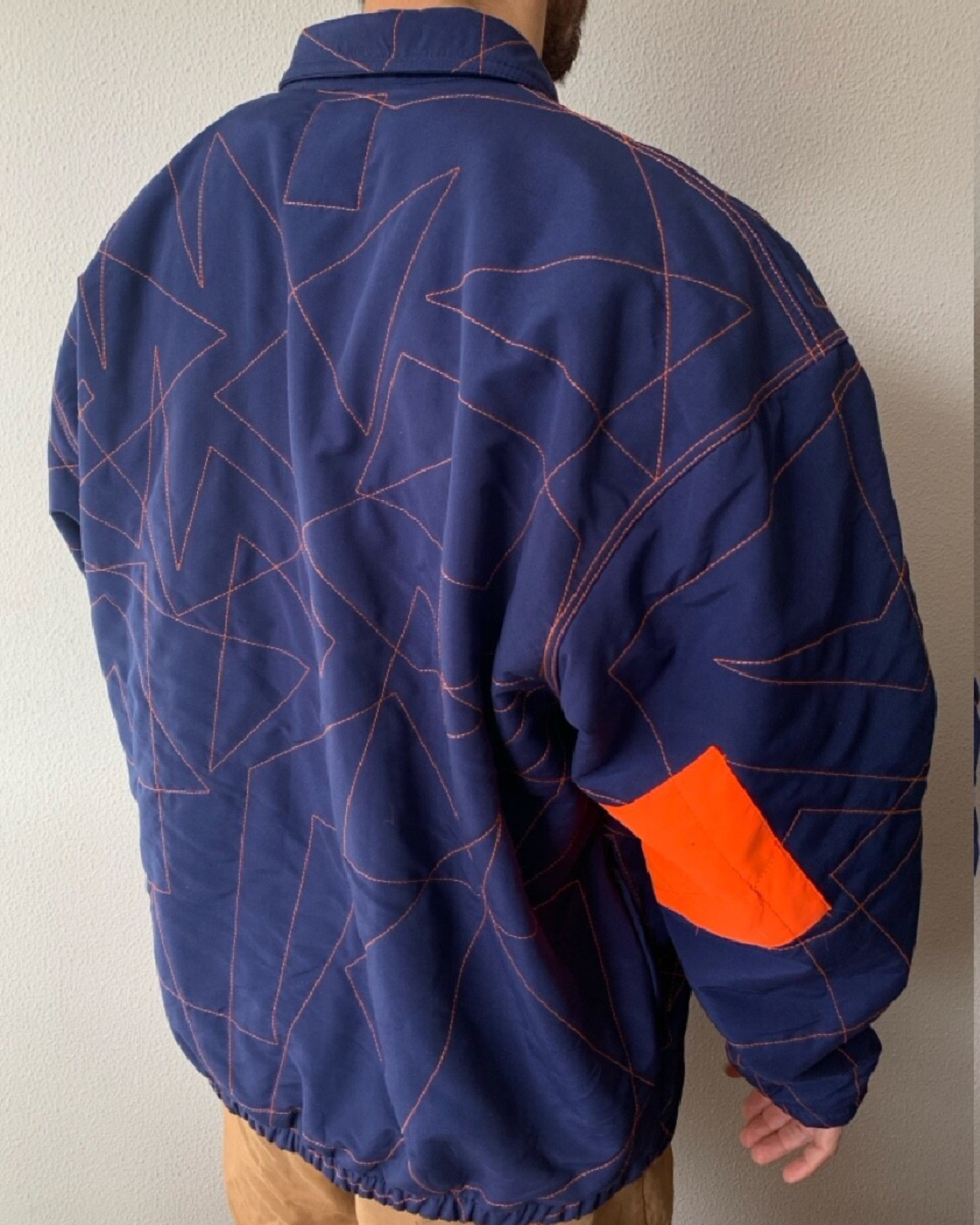 Chaqueta worker quilting Azul-fluor. L-XL - 2